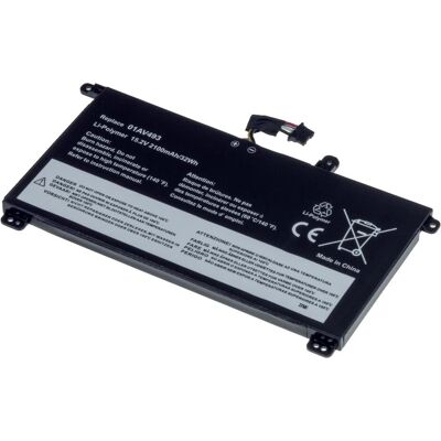 T6 Power Baterie Lenovo ThinkPad T570, T580, P51s, P52s, internal,,, 4cell (4 Zellen, 2000 mAh), Notebook Akku, Schwarz T6 Power Baterie Lenovo ThinkPad T570, T580, P51s, P52s, internal,,, 4cell (4 Zellen, 2000 mAh), Notebook Akku, Schwarz