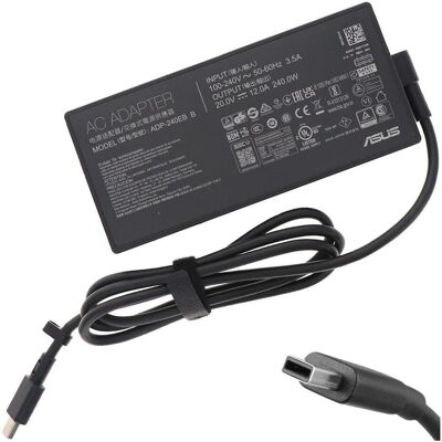 Asus orig. ADAPTER 240W 20V 3P(RECTANGLE) (240 W), Notebook Netzteil, Schwarz Asus orig. ADAPTER 240W 20V 3P(RECTANGLE) (240 W), Notebook Netzteil, Schwarz