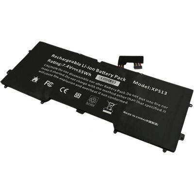 Avizar Dell XPS 13 Ultrabook Laptop Akku (1 Zelle, 7430 mAh), Notebook Akku, Schwarz Avizar Dell XPS 13 Ultrabook Laptop Akku (1 Zelle, 7430 mAh), Notebook Akku, Schwarz