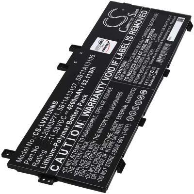 AccuCell Akku Lenovo ThinkPad X13 Yoga G2, Typ L20M3P71 (4500 mAh), Notebook Akku, Schwarz AccuCell Akku Lenovo ThinkPad X13 Yoga G2, Typ L20M3P71 (4500 mAh), Notebook Akku, Schwarz