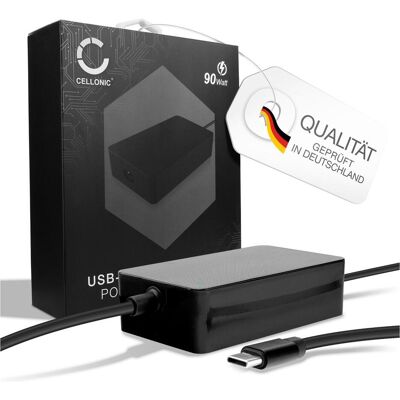 Cellonic Ladegerät Steckdose für HP Spectre x360 15-BL, Apple Macbook Pro 15 Touch - (90 W), Notebook Netzteil, Schwarz Cellonic Ladegerät Steckdose für HP Spectre x360 15-BL, Apple Macbook Pro 15 Touch - (90 W), Notebook Netzteil, Schwarz