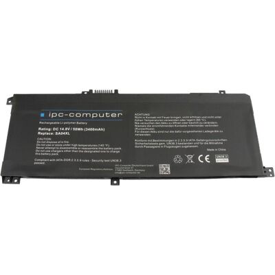 IPC HSTNN-0B1F (4 Zellen, 3400 mAh), Notebook Akku IPC HSTNN-0B1F (4 Zellen, 3400 mAh), Notebook Akku