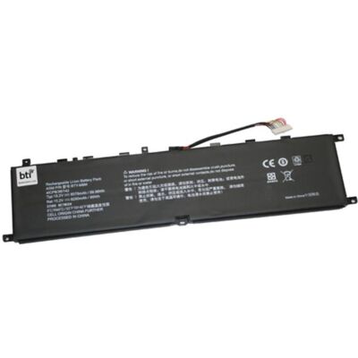 BTI Replacement 4-cell Battery for MSI GS66 Stealth 10SFS GS66 Stealth 10SGS GS66 Stealth 10SE-045 GS66 (4 Zellen, 6250 mAh), Notebook Akku, Schwarz BTI Replacement 4-cell Battery for MSI GS66 Stealth 10SFS GS66 Stealth 10SGS GS66 Stealth 10SE-045 GS66 (4 Zellen, 6250 mAh), Notebook Akku, Schwarz