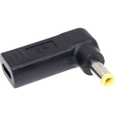 PowerGuard USB-C to DC Barrel 5.5 x 2.5mm Notebook PD Charger Adapter 65W 19.5V (65 W), Notebook Netzteil, Schwarz PowerGuard USB-C to DC Barrel 5.5 x 2.5mm Notebook PD Charger Adapter 65W 19.5V (65 W), Notebook Netzteil, Schwarz