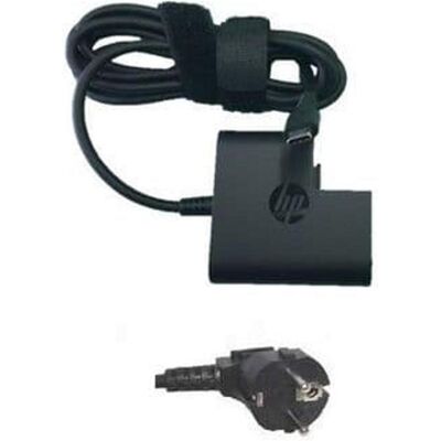 HP AC-Adapter 65 Watt USB-C + FDH-CORD 1.8m EURO (65 W), Notebook Netzteil, Schwarz HP AC-Adapter 65 Watt USB-C + FDH-CORD 1.8m EURO (65 W), Notebook Netzteil, Schwarz