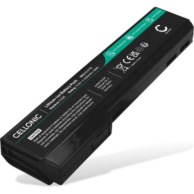 Cellonic Akku für HP EliteBook 8470p, 8560w, ProBook 6560b, 8460p, 8570p, 8560p (4400 mAh), Notebook Akku, Schwarz Cellonic Akku für HP EliteBook 8470p, 8560w, ProBook 6560b, 8460p, 8570p, 8560p (4400 mAh), Notebook Akku, Schwarz