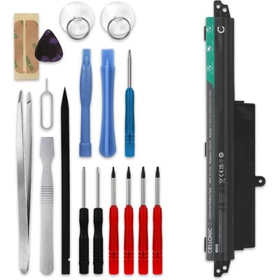 Subtel Akku für ASUS X200CA, X200CA-KX033H, X200CA-KX089DU, X200MA-1B, X200MA-6E (2200 mAh), Notebook Akku, Schwarz Subtel Akku für ASUS X200CA, X200CA-KX033H, X200CA-KX089DU, X200MA-1B, X200MA-6E (2200 mAh), Notebook Akku, Schwarz