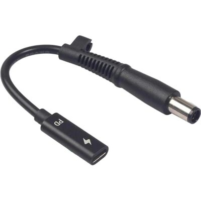 PowerGuard USB-C auf HP Notebook Adapter (7.4 x 5mm, innen 0.6mm) (90 W), Notebook Netzteil, Schwarz PowerGuard USB-C auf HP Notebook Adapter (7.4 x 5mm, innen 0.6mm) (90 W), Notebook Netzteil, Schwarz