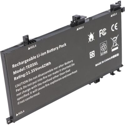 AccuCell Akku HP OMEN 15-AX000 series (5360 mAh), Notebook Akku, Schwarz AccuCell Akku HP OMEN 15-AX000 series (5360 mAh), Notebook Akku, Schwarz