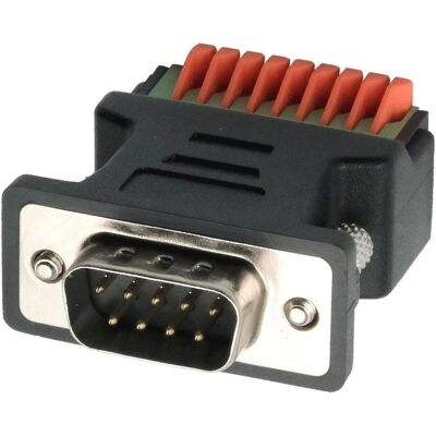 EXSYS - EX-49110 - 9-Pin D-Sub - Terminalblock Adapter EXSYS - EX-49110 - 9-Pin D-Sub - Terminalblock Adapter