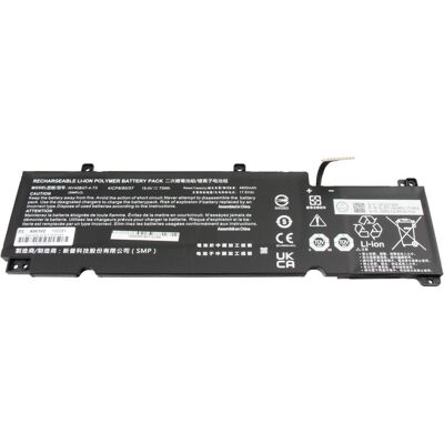 Clevo 6-87-NV4RS-74M00 (4 Zellen, 4600 mAh), Notebook Akku Clevo 6-87-NV4RS-74M00 (4 Zellen, 4600 mAh), Notebook Akku