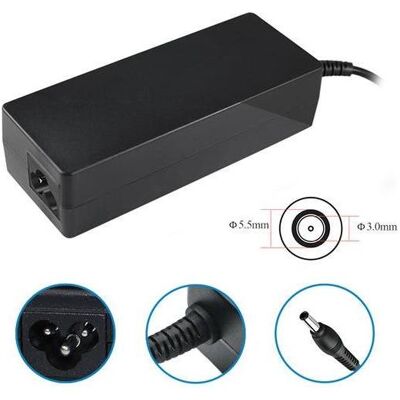 OEM ALIMENTATORE NB 90W 19V/4,74A COMP SAMSUNG INT 3MM EXT 5,5MM (90 W), Notebook Netzteil, Schwarz OEM ALIMENTATORE NB 90W 19V/4,74A COMP SAMSUNG INT 3MM EXT 5,5MM (90 W), Notebook Netzteil, Schwarz