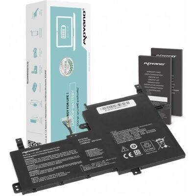 Movano Bateria B31N1842 do Asus Vivobook K513E M513I S513E V531FA X531F - 3600 mAh (41 Wh) (3600 mAh), Notebook Akku Movano Bateria B31N1842 do Asus Vivobook K513E M513I S513E V531FA X531F - 3600 mAh (41 Wh) (3600 mAh), Notebook Akku