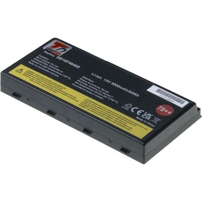 T6 Power Baterie Lenovo ThinkPad P70, ThinkPad P71,,, 8cell (8 Zellen, 5600 mAh), Notebook Akku, Schwarz T6 Power Baterie Lenovo ThinkPad P70, ThinkPad P71,,, 8cell (8 Zellen, 5600 mAh), Notebook Akku, Schwarz