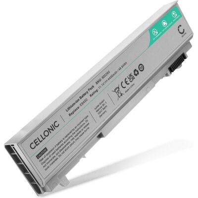 Cellonic Akku für Dell Latitude E6410, E6400, E6500, E6510, Precision M4500, ATG (4400 mAh), Notebook Akku, Grau Cellonic Akku für Dell Latitude E6410, E6400, E6500, E6510, Precision M4500, ATG (4400 mAh), Notebook Akku, Grau