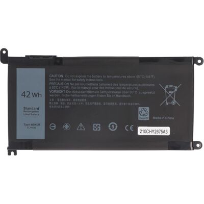 AccuCell Akku Dell Latitude 3379 (3680 mAh), Notebook Akku, Schwarz AccuCell Akku Dell Latitude 3379 (3680 mAh), Notebook Akku, Schwarz