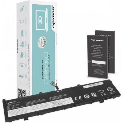 Movano Akku L17C4P72 L17M4P72 Lenovo ThinkPad P1 X1 (4960 mAh), Notebook Akku Movano Akku L17C4P72 L17M4P72 Lenovo ThinkPad P1 X1 (4960 mAh), Notebook Akku