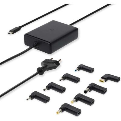 Nedis Notebook Adapter GaN 100 W 5 / 9 / 12 / 15 / 20 V DC 3.0 / 5.0 A Benutzt für: Notebo (100 W), Notebook Netzteil, Schwarz Nedis Notebook Adapter GaN 100 W 5 / 9 / 12 / 15 / 20 V DC 3.0 / 5.0 A Benutzt für: Notebo (100 W), Notebook Netzteil, Schwarz