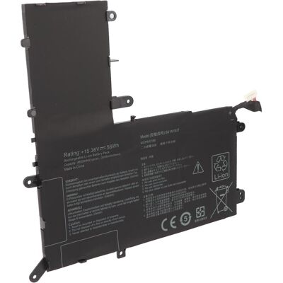 AccuCell Akku passend für ASUS ZenBook Flip 15 UX562FA, Li-Polymer, 15,36V, 3650mAh, 56Wh (3650 mAh), Notebook Akku, Schwarz AccuCell Akku passend für ASUS ZenBook Flip 15 UX562FA, Li-Polymer, 15,36V, 3650mAh, 56Wh (3650 mAh), Notebook Akku, Schwarz