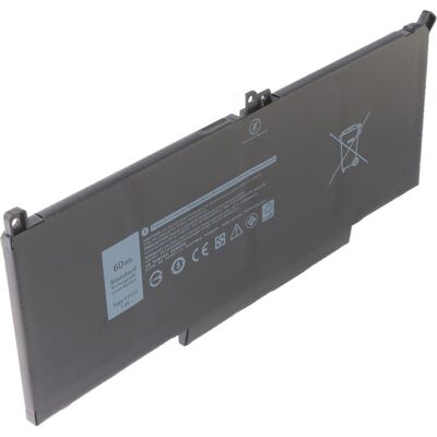 AccuCell - Dell Latitude E7480 - 7.6V - 60Wh - Batterie AccuCell - Dell Latitude E7480 - 7.6V - 60Wh - Batterie