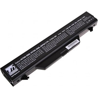 T6 Power Baterie HP ProBook 4510s, 4515s, 4710s, 6cell (6 Zellen, 5200 mAh), Notebook Akku, Schwarz T6 Power Baterie HP ProBook 4510s, 4515s, 4710s, 6cell (6 Zellen, 5200 mAh), Notebook Akku, Schwarz