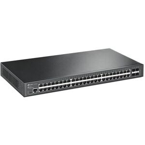 TP-Link JetStream 48-Port Gigabit L2 Managed Switch with 4 SFP Slots (48 Ports), Netzwerk Switch, Schwarz TP-Link JetStream 48-Port Gigabit L2 Managed Switch with 4 SFP Slots (48 Ports), Netzwerk Switch, Schwarz