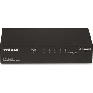 edimax Switch 5x FE GS-1005E (5 Ports), Netzwerk Switch, Schwarz edimax Switch 5x FE GS-1005E (5 Ports), Netzwerk Switch, Schwarz