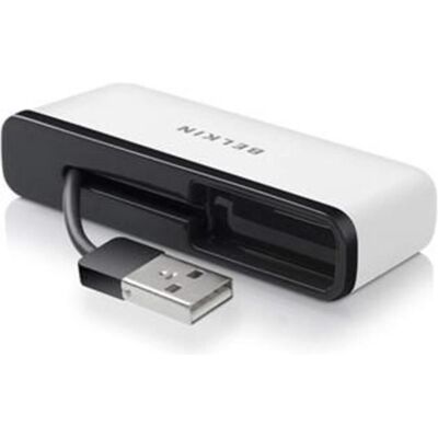 Belkin Travel Hub (USB-A, 4 Ports), Dockingstation + USB Hub, Weiss, Schwarz Belkin Travel Hub (USB-A, 4 Ports), Dockingstation + USB Hub, Weiss, Schwarz