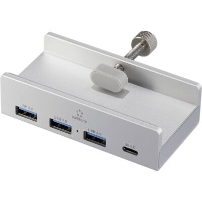 Renkforce RF-ACHB-350 1+3 port USB 3.1 Gen 1 hubb Aluminiumhölje Silver Renkforce RF-ACHB-350 1+3 port USB 3.1 Gen 1 hubb Aluminiumhölje Silver