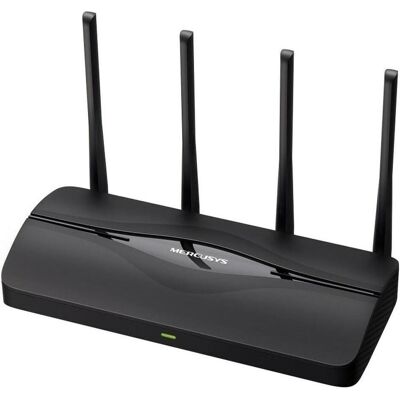 Mercusys BE3600 Dual-Band Wi-Fi 7 Router MR27BE 802.11be 2880 Mbit/s Ethernet LAN (RJ-45) ports 3 M, Router, Schwarz Mercusys BE3600 Dual-Band Wi-Fi 7 Router MR27BE 802.11be 2880 Mbit/s Ethernet LAN (RJ-45) ports 3 M, Router, Schwarz