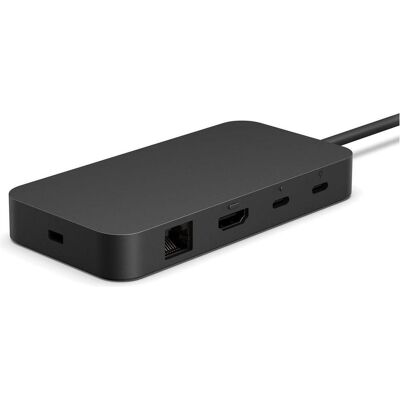 Microsoft Surface Usb4 Dock Wired Black (USB-C), Dockingstation + USB Hub, Schwarz Microsoft Surface Usb4 Dock Wired Black (USB-C), Dockingstation + USB Hub, Schwarz