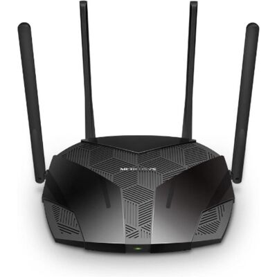Mercusys MR80X AX3000 Dual-Band Wi-Fi 6 Router, Router, Schwarz Mercusys MR80X AX3000 Dual-Band Wi-Fi 6 Router, Router, Schwarz