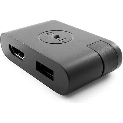 Dell ADPT, CON, DNGL, DA20, BK, BAG, DIB (USB-C), Dockingstation + USB Hub, Schwarz Dell ADPT, CON, DNGL, DA20, BK, BAG, DIB (USB-C), Dockingstation + USB Hub, Schwarz