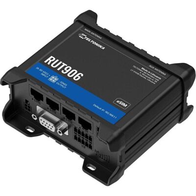Teltonika · Router · RUT906 · LTE Modem Router/WLAN · eSIM, Router, Schwarz Teltonika · Router · RUT906 · LTE Modem Router/WLAN · eSIM, Router, Schwarz