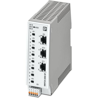 Phoenix Contact PHOE Switch Industrial Ethernet (8 Ports), Netzwerk Switch, Schwarz Phoenix Contact PHOE Switch Industrial Ethernet (8 Ports), Netzwerk Switch, Schwarz