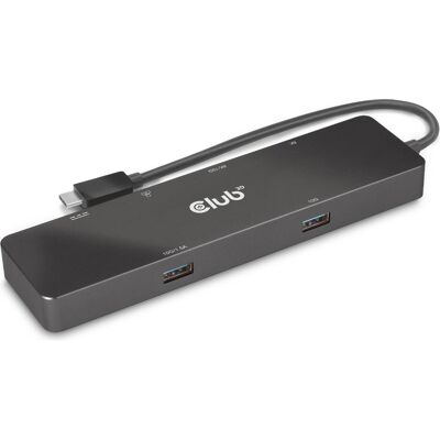 Club 3D Club3D USB-C Dock > HDMI/USB-C(8K)/2xUSB/USB-C(PD100W)/RJ45 retail (USB-C, 6 Ports), Dockingstation + USB Hub, Schwarz Club 3D Club3D USB-C Dock > HDMI/USB-C(8K)/2xUSB/USB-C(PD100W)/RJ45 retail (USB-C, 6 Ports), Dockingstation + USB Hub, Schwarz