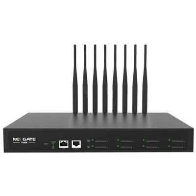 Yeastar NeoGate TG800 IP GSM Gateway, 8xGSM port, 1xLAN, Router, Schwarz Yeastar NeoGate TG800 IP GSM Gateway, 8xGSM port, 1xLAN, Router, Schwarz