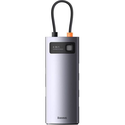 Baseus Graue 4-in-1 USB-C Dockingstation Baseus Graue 4-in-1 USB-C Dockingstation