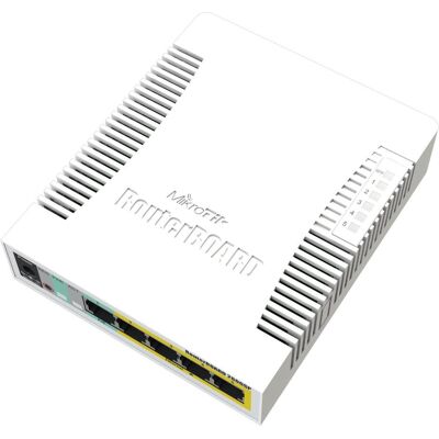 MikroTik RouterBOARD RB260GSP - Switch - verwaltet - 1 x 10/100/1000 + 4 x 10/100/1000 (PoE) + 1... (6 Ports), Netzwerk Switch MikroTik RouterBOARD RB260GSP - Switch - verwaltet - 1 x 10/100/1000 + 4 x 10/100/1000 (PoE) + 1... (6 Ports), Netzwerk Switch