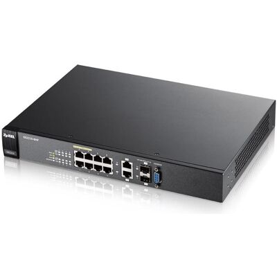 OEM Zyxel 10-Ports GS2220 Managed PoE+ Switch (10 Ports), Netzwerk Switch, Schwarz OEM Zyxel 10-Ports GS2220 Managed PoE+ Switch (10 Ports), Netzwerk Switch, Schwarz