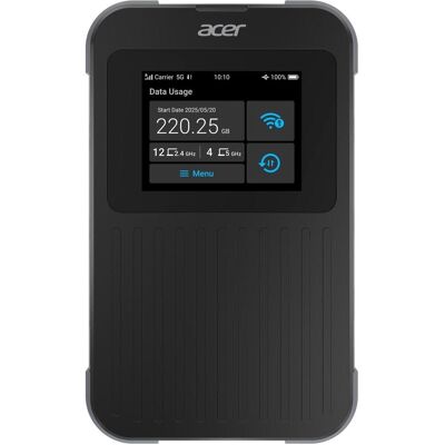 Acer 5G Hotspot Connect M4 Mobile Wi-Fi Inkl. 20GB, Router, Schwarz Acer 5G Hotspot Connect M4 Mobile Wi-Fi Inkl. 20GB, Router, Schwarz