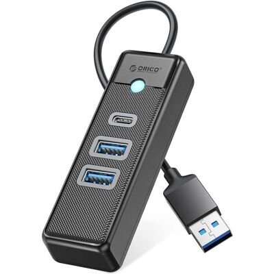 Orico HUB USB Hub USB PWC2U-U3 3-portowy 2x USB-A 3.0 1x USB-C 3.0 1 m - czarny (USB-C, 3 Ports), Dockingstation + USB Hub, Schwarz Orico HUB USB Hub USB PWC2U-U3 3-portowy 2x USB-A 3.0 1x USB-C 3.0 1 m - czarny (USB-C, 3 Ports), Dockingstation + USB Hub, Schwarz