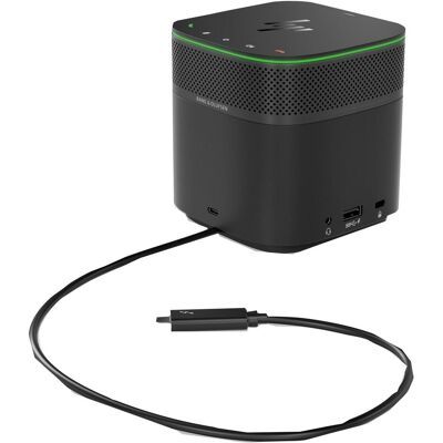 HP G2 + Audio Modul (Thunderbolt, 1 Port), Dockingstation + USB Hub, Schwarz HP G2 + Audio Modul (Thunderbolt, 1 Port), Dockingstation + USB Hub, Schwarz