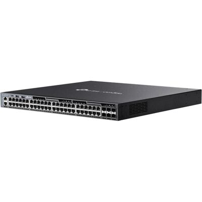 TP-Link Omada 48-Portgigabit Stackable L3 Managed Poe Switch With 6 10 (54 Ports), Netzwerk Switch, Schwarz TP-Link Omada 48-Portgigabit Stackable L3 Managed Poe Switch With 6 10 (54 Ports), Netzwerk Switch, Schwarz