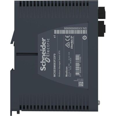 Schneider Electric Schneider Modicon Managed MCSESM083F23F0Switch -8 Ports für Kupfer - Kupferdraht (8 Ports), Netzwerk Switch Schneider Electric Schneider Modicon Managed MCSESM083F23F0Switch -8 Ports für Kupfer - Kupferdraht (8 Ports), Netzwerk Switch