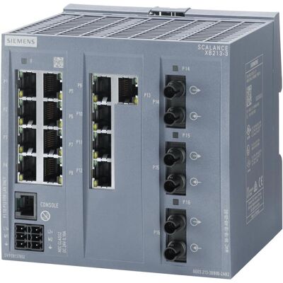 Siemens Modell 6GK5213-3BB00-2TB2 Industrieller Ethernet-Switch - Layer 2 Managed IP20 Siemens Modell 6GK5213-3BB00-2TB2 Industrieller Ethernet-Switch - Layer 2 Managed IP20