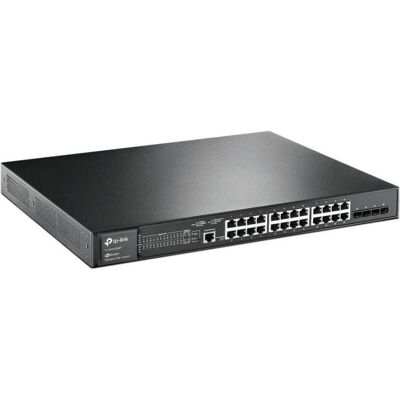 TP-Link SG3428MP - TL- JetStream PoE-Schalter (24 Ports), Netzwerk Switch, Schwarz TP-Link SG3428MP - TL- JetStream PoE-Schalter (24 Ports), Netzwerk Switch, Schwarz