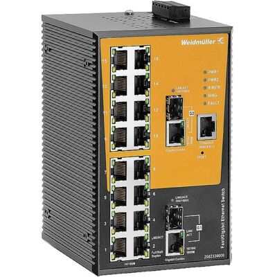 Weidmüller IE-SW-AL18M-16TX-2GC - Industrieller Ethernet-Switch Weidmüller IE-SW-AL18M-16TX-2GC - Industrieller Ethernet-Switch