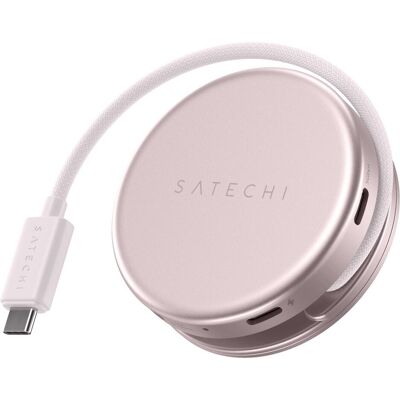 Satechi OntheGo 5-in-1 USB-C Hub mit HDMI und SD (USB-C, 5 Ports), Dockingstation + USB Hub, Rosa Satechi OntheGo 5-in-1 USB-C Hub mit HDMI und SD (USB-C, 5 Ports), Dockingstation + USB Hub, Rosa