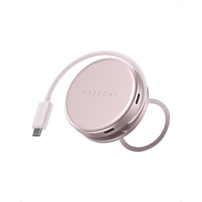 Satechi OntheGo 5-in-1 USB-C Hub mit HDMI und SD (USB-C, 5 Ports), Dockingstation + USB Hub, Rosa Satechi OntheGo 5-in-1 USB-C Hub mit HDMI und SD (USB-C, 5 Ports), Dockingstation + USB Hub, Rosa